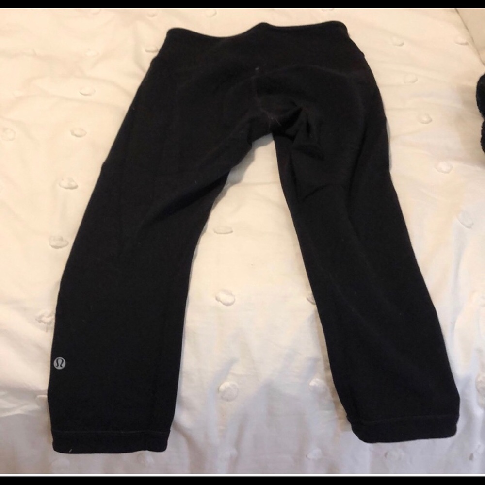 LuLulemon WonderUnder Reversible Crop Leggings